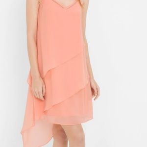 White House Black Market Asymmetric Tiered Dress